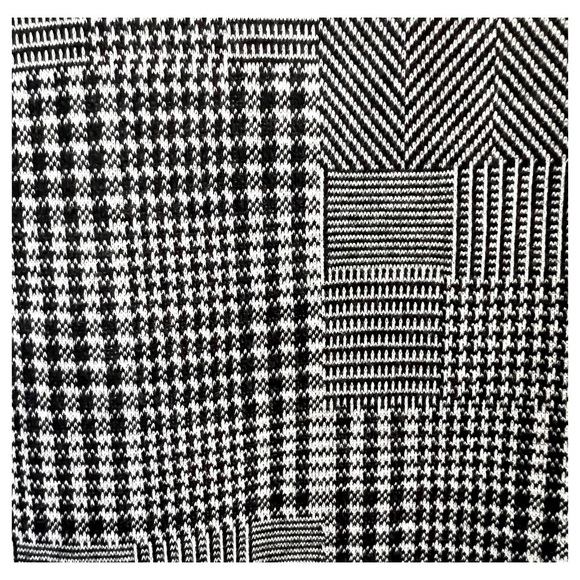 NWT Gypsies & Moondust • Bell Sleeve Houndstooth Retro Dress • Size M - Picture 6 of 9